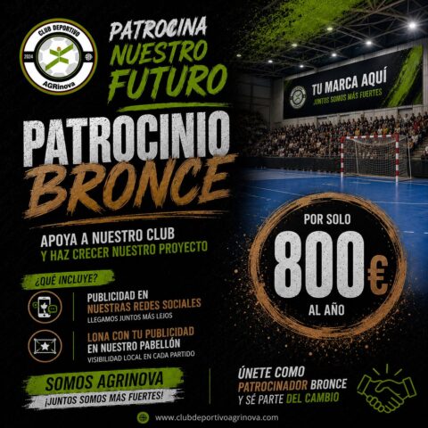 Patrocinador Bronce del Club Temporada 2026.27