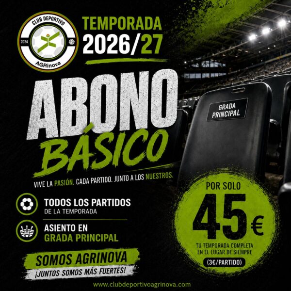 Abonado C.D. AGRInova Temporada 2026/27